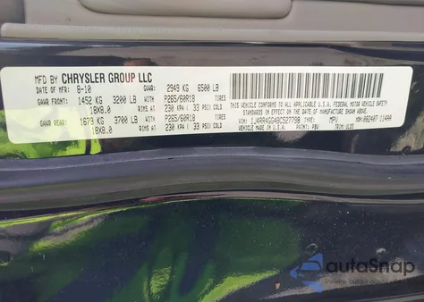 2011 Jeep Grand Cherokee Laredo из США, поврежденный, VIN 1J4RR4GG4BC527798